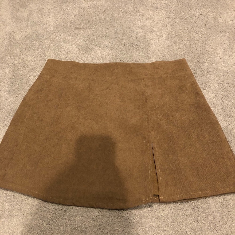 *New* Corduroy Mini Skirt (Camel)